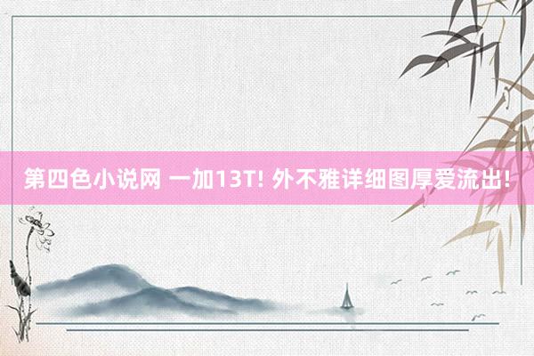 第四色小说网 一加13T! 外不雅详细图厚爱流出!